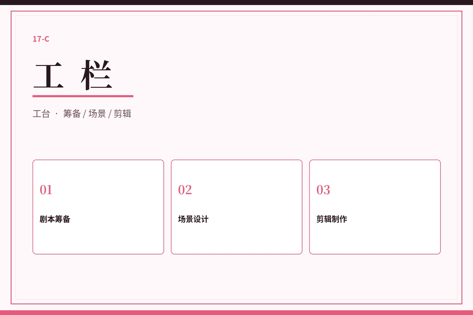 17C工栏制作观察